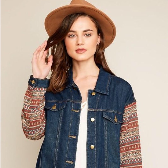 🔥HOST PIC🔥🌟TONI KNIT DENIM JACKET🌟 - Picture 7 of 8